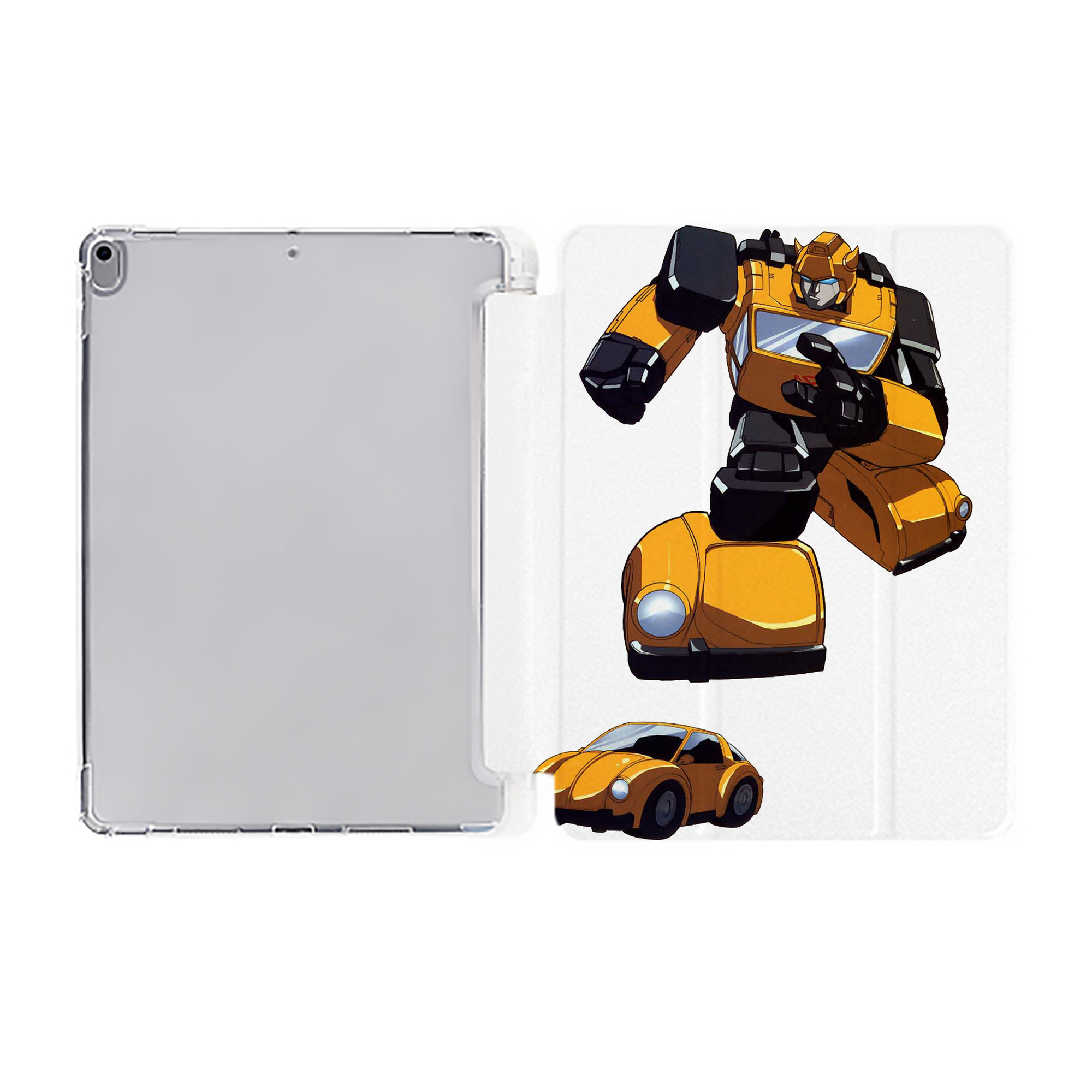 （画像用）  IPad ケース ペン収納付き 三つ折りスタンド PUレザー×シリコン 対応機種9.5/10.5/10.9インチ